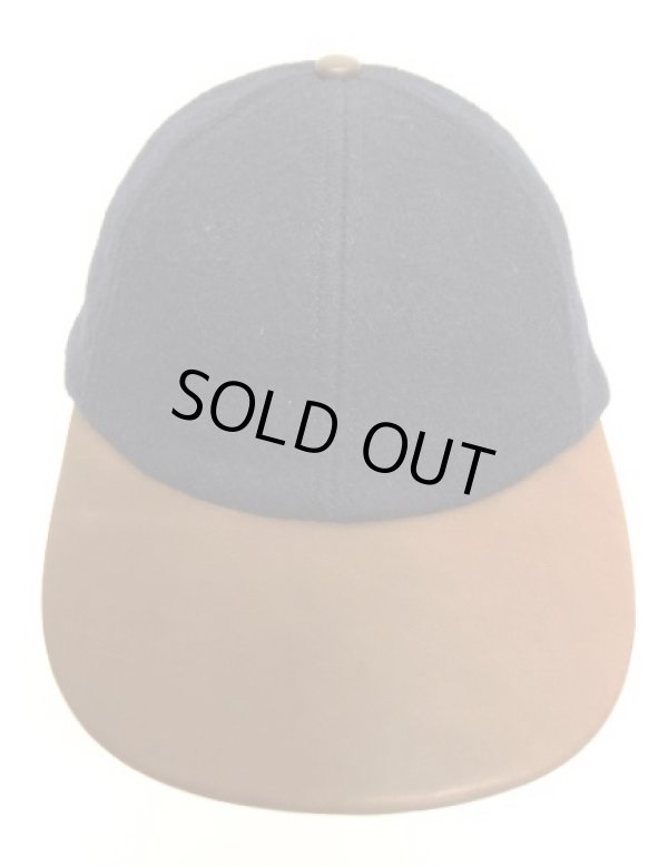 画像2: 90'S BANANA REPUBLIC 旧タグ ウール/レザー キャップ USA製 (DEADSTOCK)