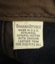 画像6: 90'S BANANA REPUBLIC 旧タグ ウール/レザー キャップ USA製 (DEADSTOCK)