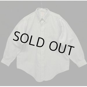 画像: 80'S BROOKS BROTHERS "MAKERS" オックスフォード 3点留めBDシャツ ストライプ USA製 (VINTAGE)