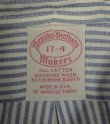 画像2: 80'S BROOKS BROTHERS "MAKERS" オックスフォード 3点留めBDシャツ ストライプ USA製 (VINTAGE)