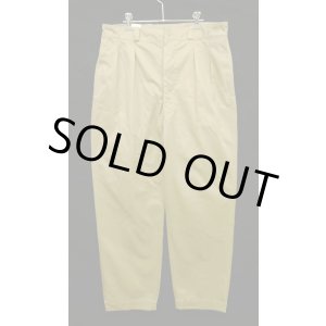 画像: 50'S フランス軍 M52 プリーツ入り チノパンツ ベージュ (DEADSTOCK)