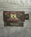 画像2: 90'S RRL 初期 三ツ星タグ マチ付き コットン 長袖 バンドカラーシャツ ブルー (VINTAGE)