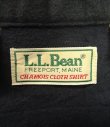 画像2: 80'S LL Bean "CHAMOIS CLOTH SHIRT" 長袖 シャモアクロスシャツ ネイビー USA製 (VINTAGE)