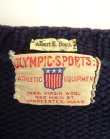 画像2: 50'S OLYMPIC-SPORTS CO リブ長 ウール クルーネック ニット ネイビー (VINTAGE)