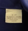 画像3: 50'S ARROW "GABANARO" レーヨン オープンカラーシャツ ネイビー (VINTAGE)