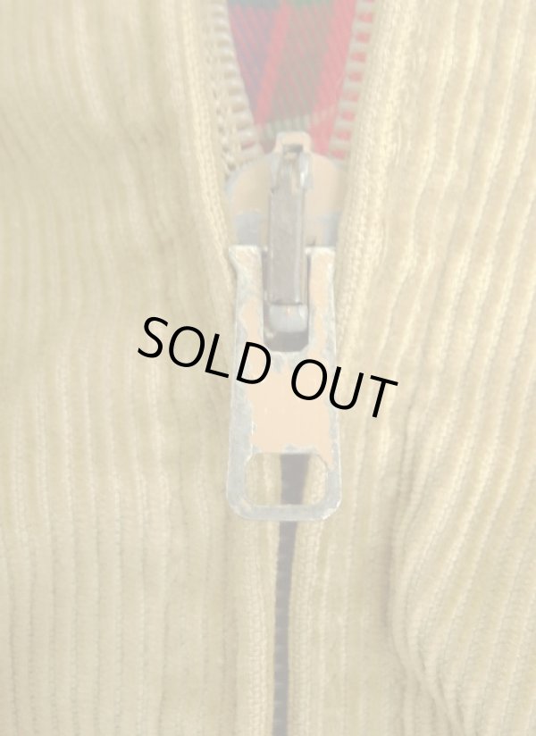 画像4: 80'S BARACUTA G9 コーデュロイ ハリントンジャケット タン AEROジップ イングランド製 (VINTAGE)