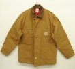 画像1: 80'S CARHARTT 裏地キルティング ダックジャケット ブラウン USA製 (VINTAGE)