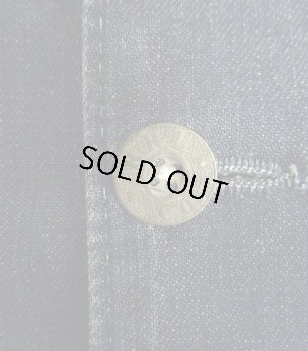 画像4: 00'S RRL 白タグ メタルボタン デニム カバーオール インディゴ (VINTAGE)