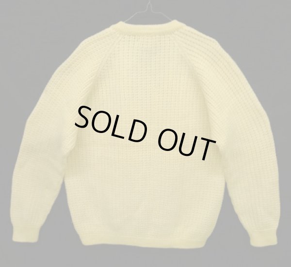 画像3: MEISTER KNIT Vネック ラグランスリーブ セーター ナチュラル オーストリア製 (VINTAGE) 