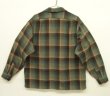 画像3: 70'S PENDLETON "BOARD SHIRT" ウール オープンカラーシャツ オンブレチェック USA製 (VINTAGE)