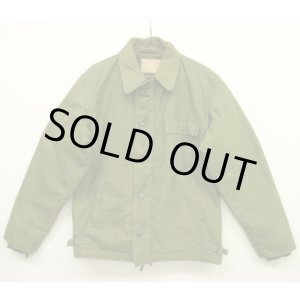 画像: 70'S アメリカ軍 US NAVY "A-2" デッキジャケット ミリタリーグリーン (VINTAGE)