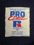 画像2: 90'S RUSSELL ATHLETIC "PRO COTTON" 前Vガゼット付き クルーネック スウェットシャツ ネイビー USA製 (VINTAGE)