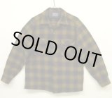 画像: 60'S PENDLETON "BOARD SHIRT" ウール オープンカラーシャツ オンブレチェック USA製 (VINTAGE)