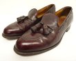 画像1: ALDEN x BROOKS BROTHERS 769 カーフレザー タッセルローファー バーガンディ USA製 (VINTAGE)