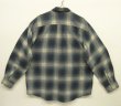 画像3: 90'S J.CREW 旧タグ レーヨン混 長袖シャツ オンブレチェック ポルトガル製 (VINTAGE)