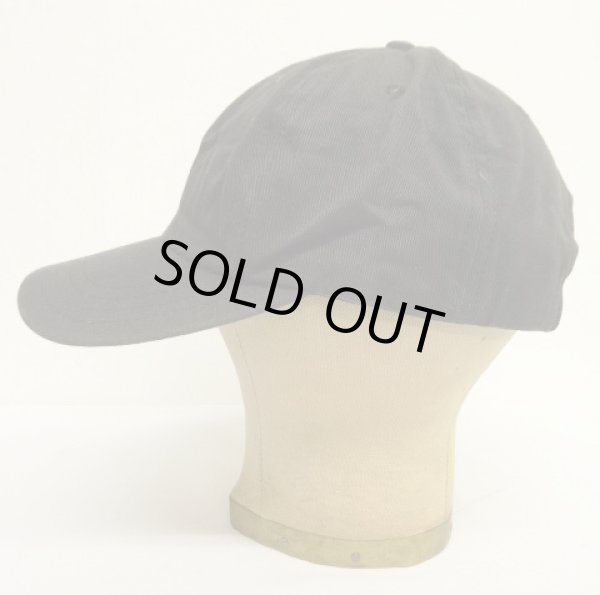 画像3: 90'S RALPH LAUREN ロゴ刺繍 ベースボールキャップ ブラック USA製 (VINTAGE)