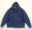 画像1: 90'S RALPH LAUREN コットン デッキパーカー ネイビー (VINTAGE)