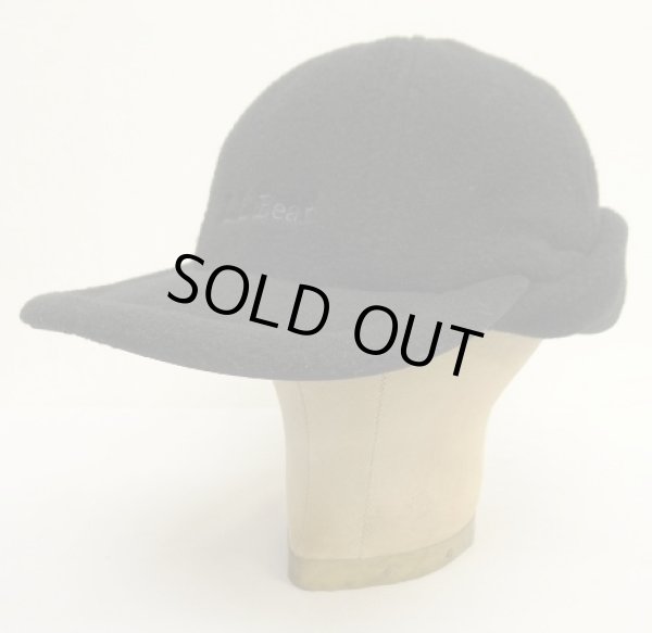 画像5: 90'S LL Bean "POLARTEC" 耳当て付き フリースキャップ ブラック USA製 (VINTAGE)