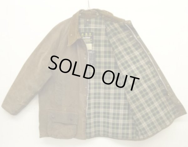 画像3: 90'S BARBOUR 3クレスト 旧タグ "MOORLAND" オイルドジャケット ブラウン イングランド製 (VINTAGE)