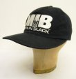 画像1: 90'S MEN IN BLACK x RAY-BAN オフィシャル ロゴ刺繍 ベースボールキャップ ブラック (VINTAGE)
