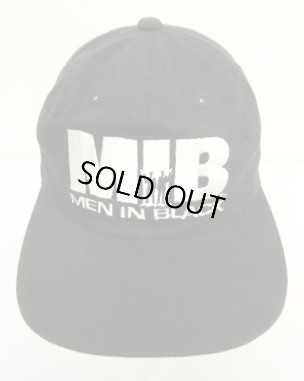 画像2: 90'S MEN IN BLACK x RAY-BAN オフィシャル ロゴ刺繍 ベースボールキャップ ブラック (VINTAGE)