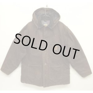 画像: 00'S CARHARTT 裏地ブランケット フード付き ダックカバーオール ダークブラウン (VINTAGE)
