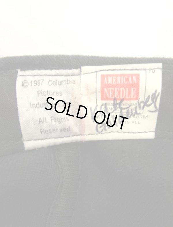 画像6: 90'S MEN IN BLACK x RAY-BAN オフィシャル ロゴ刺繍 ベースボールキャップ ブラック (VINTAGE)