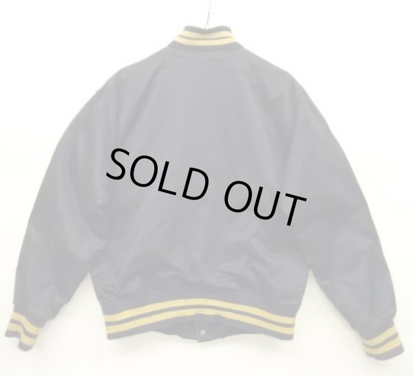 画像5: 40'S KING-O'SHEA 裏地サテン アワードジャケット ネイビー USA製 (VINTAGE)