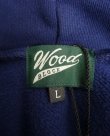 画像2: WOODBLOCK "W FELT PATCHED PIGMENT SWEAT HOODIE" NAVY (NEW)