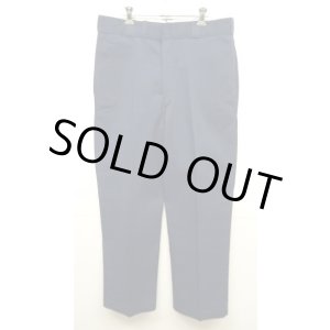 画像: 80'S LL Bean "DICKIES製" アルミジップ ワークパンツ ネイビー W36L30 USA製 (DEADSTOCK)