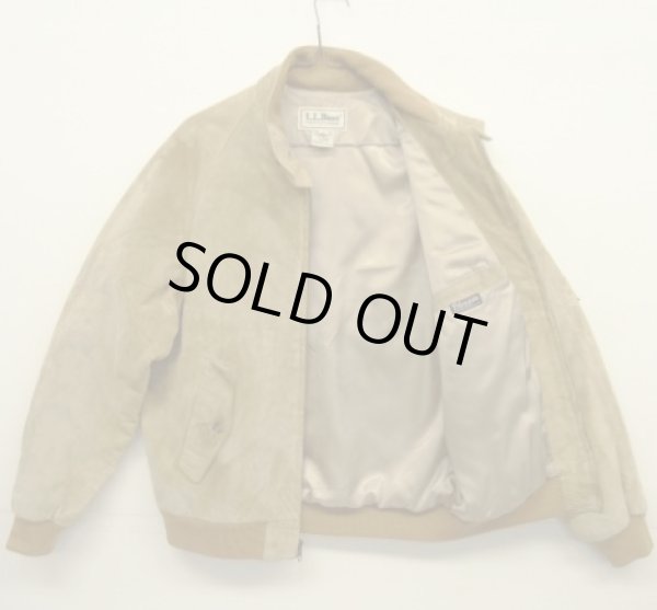 画像5: 80'S LL Bean "THINSULATE入り" レザー ドリズラージャケット ベージュ TALONジップ USA製 (VINTAGE)