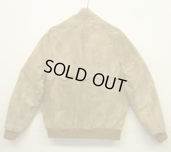 画像6: 80'S LL Bean "THINSULATE入り" レザー ドリズラージャケット ベージュ TALONジップ USA製 (VINTAGE)