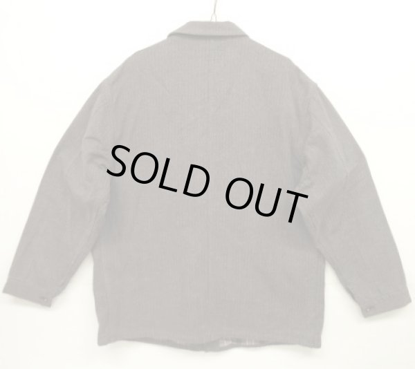 画像5: 90'S RRL 初期 三ツ星タグ 裏地フランネル ブラックシャンブレー カバーオール (VINTAGE)