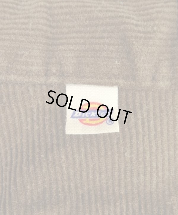 画像2: 70'S DICKIES 874 チビタグ コーデュロイ ワークパンツ ブラウン TALONアルミジップ USA製 (VINTAGE)