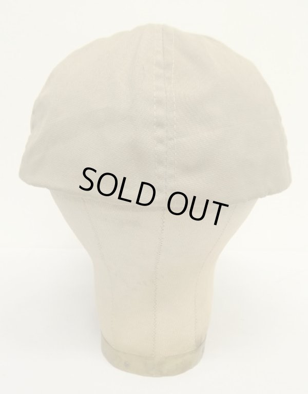 画像4: 80'S ORVIS キャンバス ロングビルキャップ ベージュ/ブラック USA製 (VINTAGE)