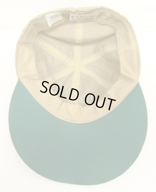 画像5: 80'S ORVIS キャンバス ロングビルキャップ ベージュ/ブラック USA製 (VINTAGE)