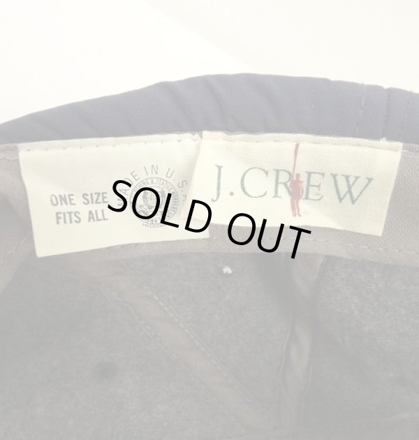 画像6: 90'S J.CREW 旧タグ 中綿入り 裏地ウール ベースボールキャップ ネイビー USA製 (VINTAGE)
