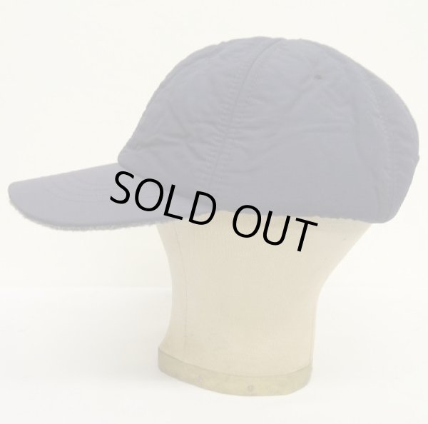 画像3: 90'S J.CREW 旧タグ 中綿入り 裏地ウール ベースボールキャップ ネイビー USA製 (VINTAGE)