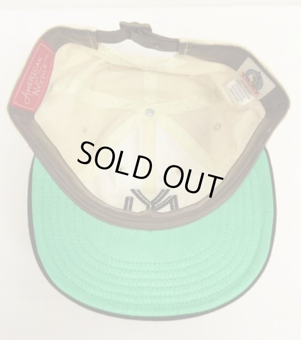 画像5: AMERICAN NEEDLE "NEW YORK BLACK YANKEES" 6パネル ベースボールキャップ アイボリー/ブラック (NEW)