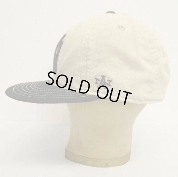 画像3: AMERICAN NEEDLE "NEW YORK BLACK YANKEES" 6パネル ベースボールキャップ アイボリー/ブラック (NEW)