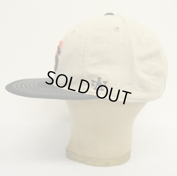 画像3: AMERICAN NEEDLE "SAN FRANCISCO SEALS" 6パネル ベースボールキャップ アイボリー/ブラック (NEW)