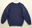 画像4: 80'S HANES "ILLINI DAD" ラグランスリーブ クルーネック スウェットシャツ ネイビー USA製 (VINTAGE)