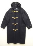 画像1: 90'S RALPH LAUREN ウッドトグル チンスト付き ダッフルコート ネイビー USA製 (VINTAGE)