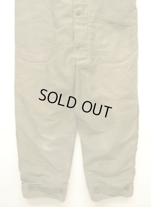 画像4: 40'S アメリカ軍 US NAVY "N-1" デッキトラウザーズ オーバーオール CONMARコの字留め (VINTAGE)