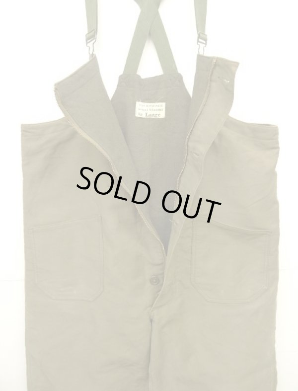 画像3: 40'S アメリカ軍 US NAVY "N-1" デッキトラウザーズ オーバーオール CONMARコの字留め (VINTAGE)