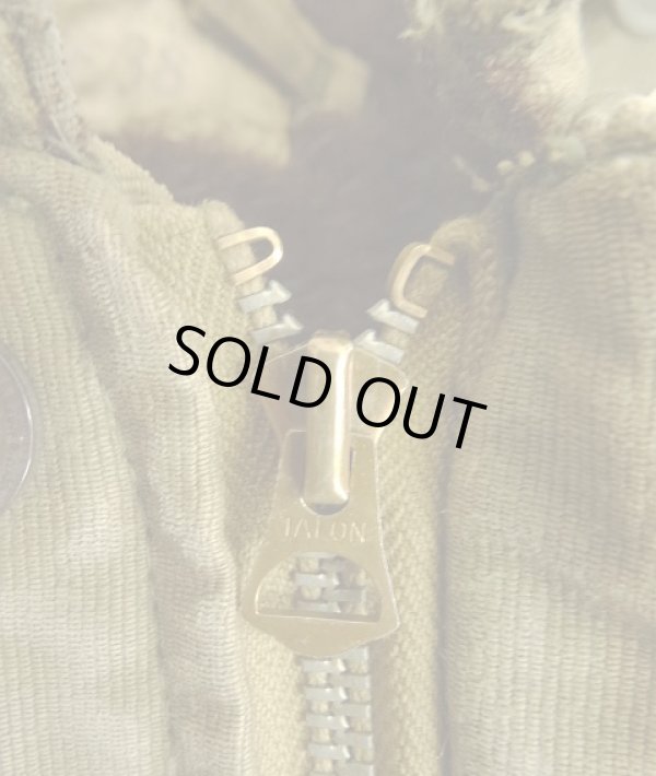 画像3: 40'S アメリカ軍 US NAVY "N-1後期" アルパカライニング デッキジャケット TALONコの字留めジップ (VINTAGE)