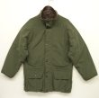 画像1: 00'S BARBOUR 3クレスト 旧タグ "A900 ENDURANCE JACKET" ナイロンジャケット オリーブ イングランド製 (VINTAGE)