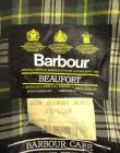 画像2: 90'S BARBOUR 3クレスト 旧タグ "BEAUFORT" オイルドジャケット オリーブ イングランド製 (VINTAGE)