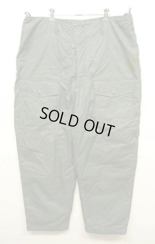 画像1: 70'S アメリカ軍 USAF "CWU-5/P" 中綿入り トラウザーズ セージグリーン/カモ SCOVILLジップ (VINTAGE)