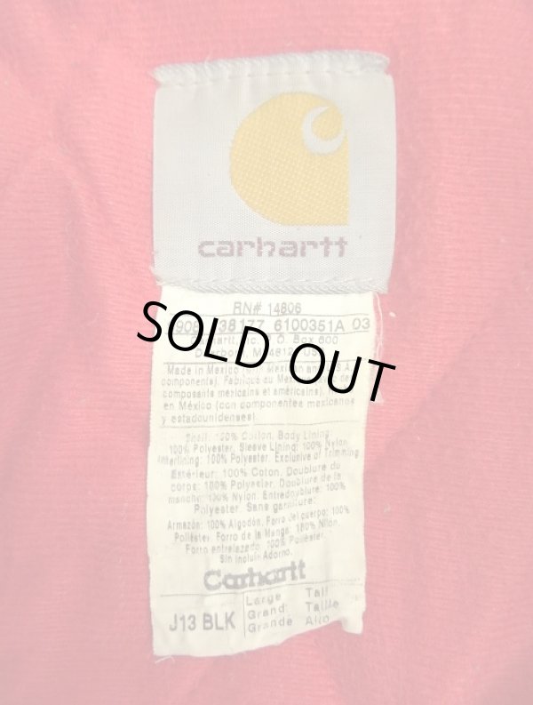 画像2: 00'S CARHARTT "SANTAFE JACKET" 裏地キルティング ダックジャケット ブラック (VINTAGE)